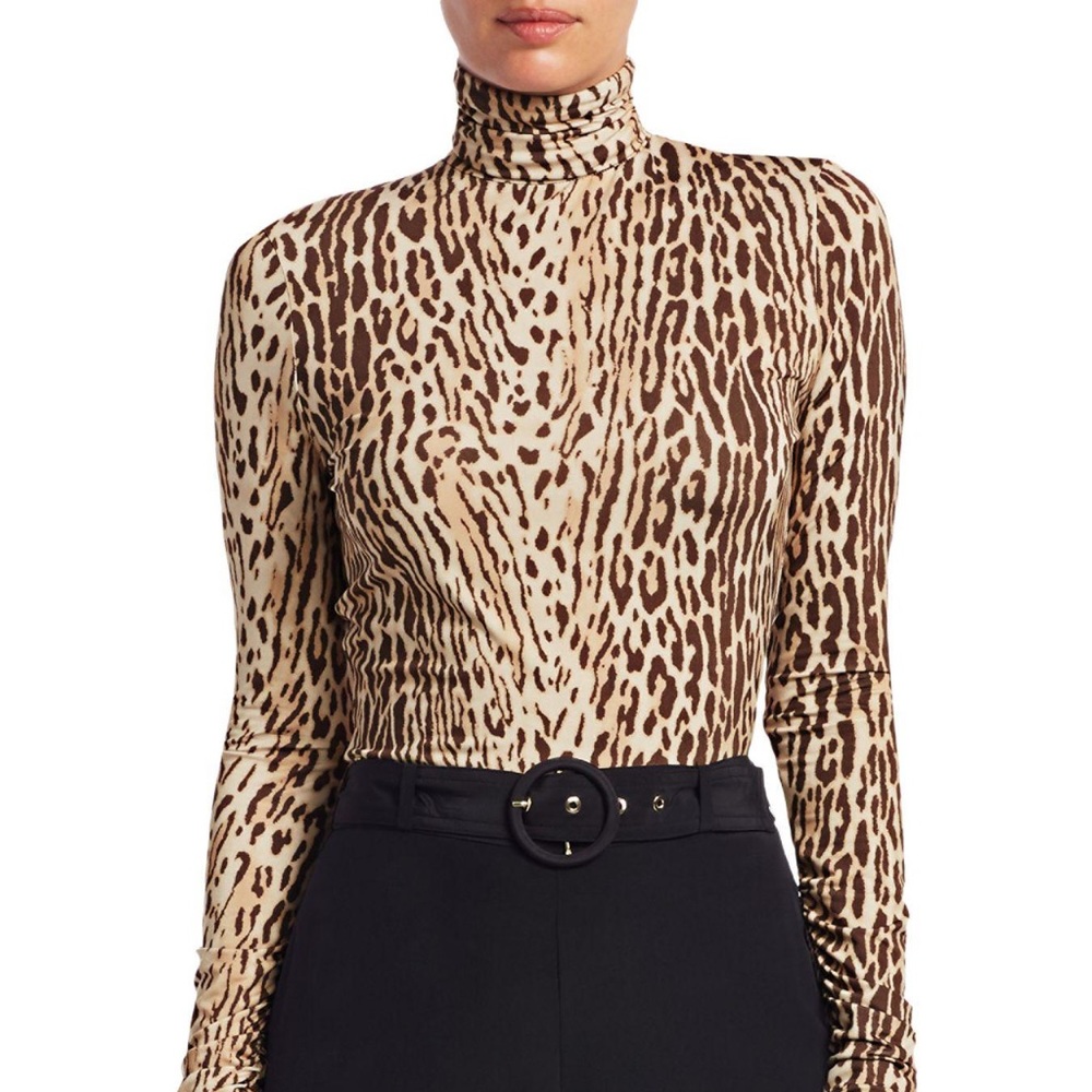 Zimmermann Eye Spy Leopard Knit Top. US Size 8-10